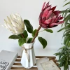 Nordic retro-style home flower arrangement, artificial flowers made of imperial silk fabric and flocked material, factory wholesale Application Scenario
